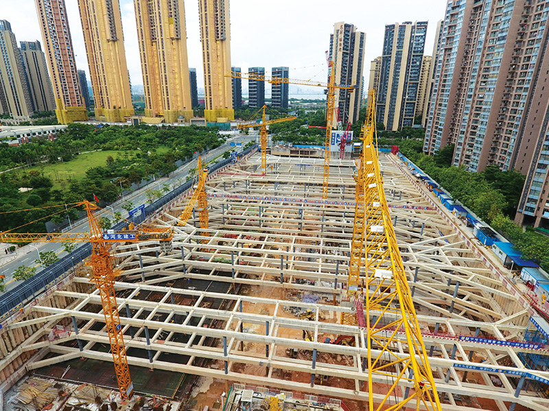 Deep Foundation Pit Support Technology